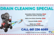 Drain cleaning special - Hydrojet