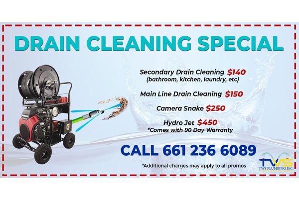 Drain cleaning special - Hydrojet