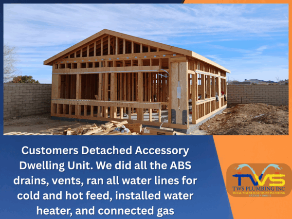 accessory dwelling unit plumbing services